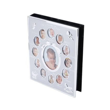 Porta retrato para bebê 20x25 com álbum - Rojemac Menor preço em Porta retrato para bebê 20x25 com álbum - Rojemac