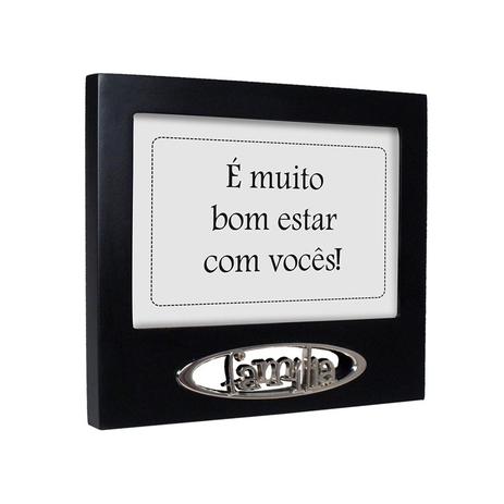 Porta-retrato para fotos 10x15 - Família - Yes Menor preço em Porta-retrato para fotos 10x15 - Família - Yes