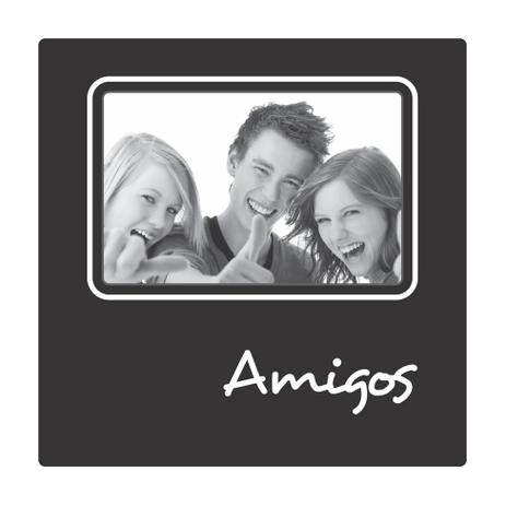 Porta Retrato Plaquet Amigos para 1 Foto 10x15 Preto Kapos Menor preço em Porta Retrato Plaquet Amigos para 1 Foto 10x15 Preto Kapos