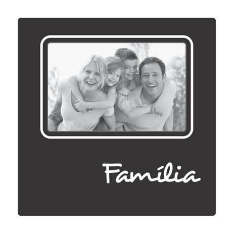 Porta Retrato Plaquet Família para 1 Foto 10x15 Preto Kapos Menor preço em Porta Retrato Plaquet Família para 1 Foto 10x15 Preto Kapos