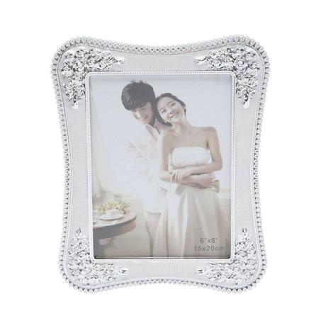 Porta Retrato Plástico com Strass 15cmx20cm Rojemac Prata Menor preço em Porta Retrato Plástico com Strass 15cmx20cm Rojemac Prata