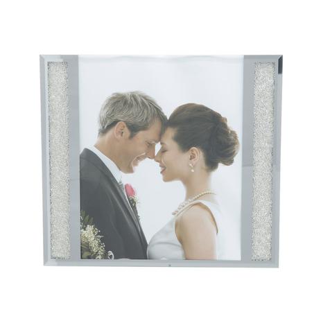 Porta retrato prateado c/ strass 13x18cm - Rojemac Menor preço em Porta retrato prateado c/ strass 13x18cm - Rojemac