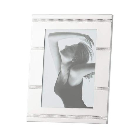 Porta Retrato Retangular de Ferro Ribbon 10cmx15cm Lyor Prata Menor preço em Porta Retrato Retangular de Ferro Ribbon 10cmx15cm Lyor Prata