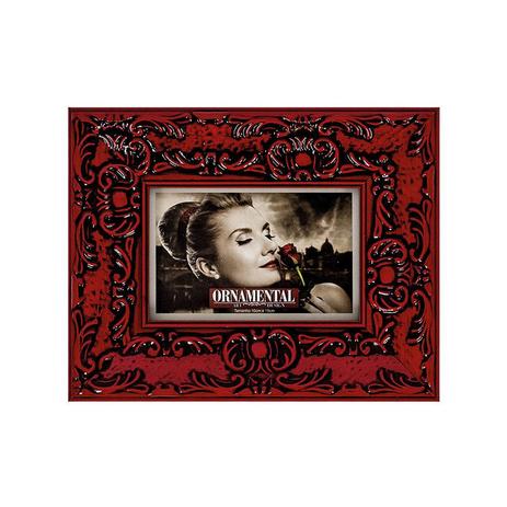 Porta Retrato Retro Vermelho 10x15 cm - Santa luzia Menor preço em Porta Retrato Retro Vermelho 10x15 cm - Santa luzia