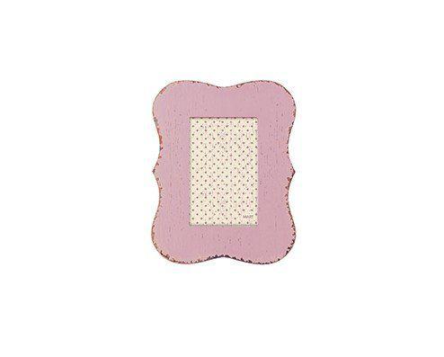 Porta retrato rosa em mdf - 13x18cm - Mart Menor preço em Porta retrato rosa em mdf - 13x18cm - Mart