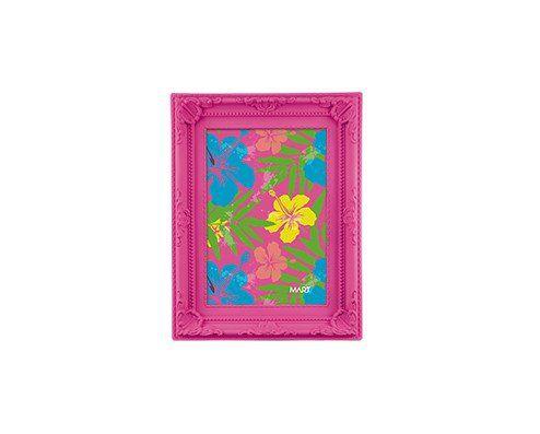 Porta-retrato rosa neon 10x15 cm - Mart Menor preço em Porta-retrato rosa neon 10x15 cm - Mart