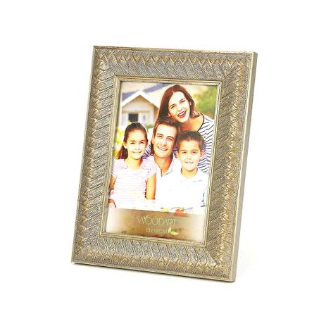 Porta Retrato Rustic Prateado 13X18 - F9-11865 - Woodart Menor preço em Porta Retrato Rustic Prateado 13X18 - F9-11865 - Woodart