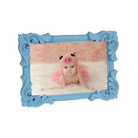 Porta Retrato Sanxia 10x15 - PF1001-4 Azul Menor preço em Porta Retrato Sanxia 10x15 - PF1001-4 Azul