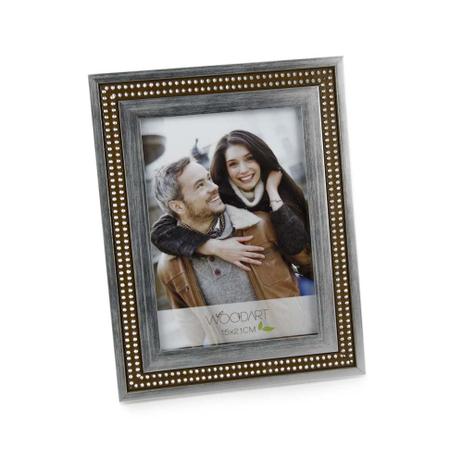 Porta Retrato Strass Prateado 20X25 - F9-11791 - Woodart Menor preço em Porta Retrato Strass Prateado 20X25 - F9-11791 - Woodart