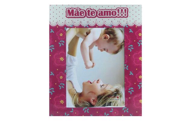 Menor preço em Porta Retrato Vidro 15x20cm Sortidos Dia Das Mães - Libardi