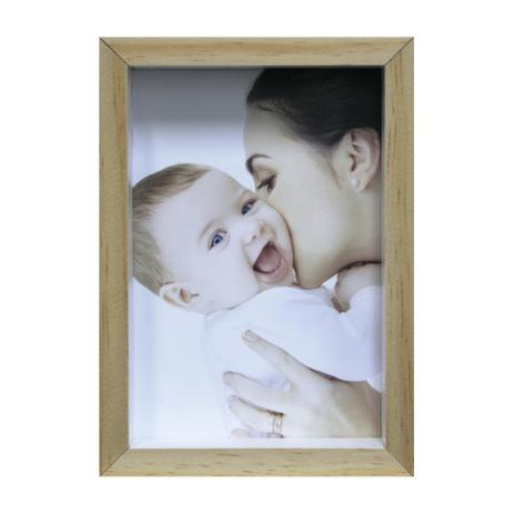 Porta-Retrato Wood Natural e Branco 15x21cm - Kapos Menor preço em Porta-Retrato Wood Natural e Branco 15x21cm - Kapos