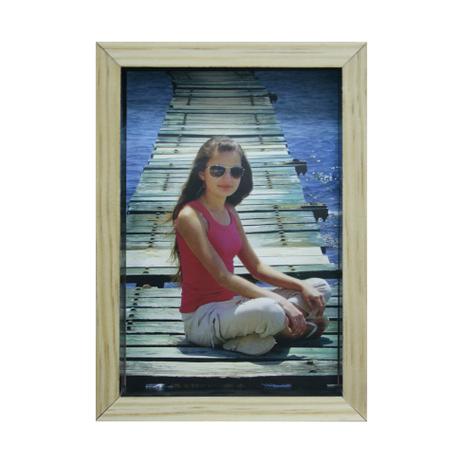 Porta-Retrato Wood Natural e Preto 12x17cm - Kapos Menor preço em Porta-Retrato Wood Natural e Preto 12x17cm - Kapos