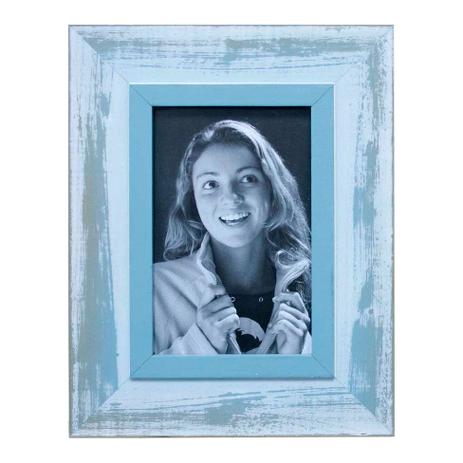 Porta Retratos de Mesa Para Foto 10x15 cm Azul - Kapos Menor preço em Porta Retratos de Mesa Para Foto 10x15 cm Azul - Kapos