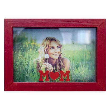 Porta Retratos de Mesa Para Foto 10x15 cm Mom Vermelho - Kapos Menor preço em Porta Retratos de Mesa Para Foto 10x15 cm Mom Vermelho - Kapos