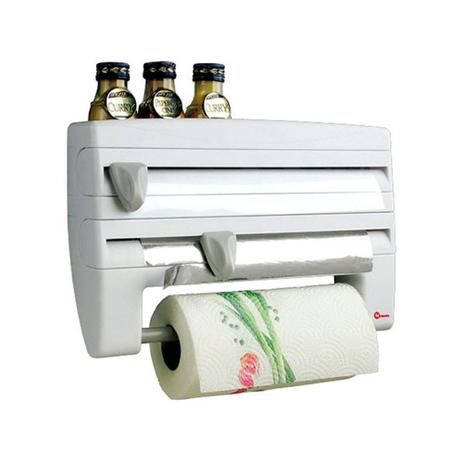 Porta Rolo de Papel, Alumínio e Filme - Metaltex Menor preço em Porta Rolo de Papel, Alumínio e Filme - Metaltex