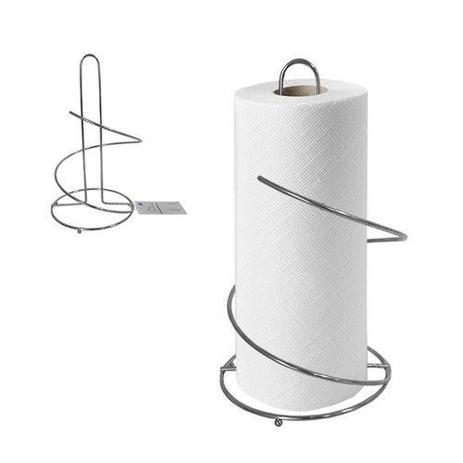 Porta Rolo De Papel Toalha Cromado ESTILQUI Menor preço em Porta Rolo De Papel Toalha Cromado ESTILQUI