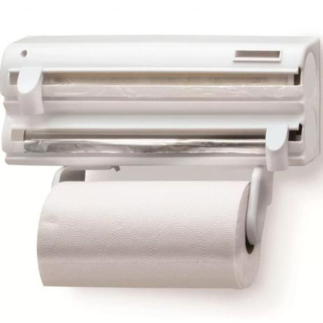 Porta Rolos Maxroll 3x1 Com Puxador Preto Papel Toalha Pvc - Purimax é boa?