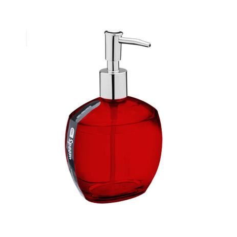 Porta-Sabonete Líquido Coza 11 x 8 x 17 cm 350 ml Spoom Vermelho Menor preço em Porta-Sabonete Líquido Coza 11 x 8 x 17 cm 350 ml Spoom Vermelho