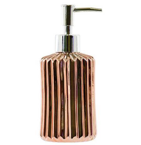 Porta sabonete liquido de porcelana bath metalizado rose 360ml - Wincy é ruim? Porta sabonete liquido de porcelana bath metalizado rose 360ml - Wincy é boa?