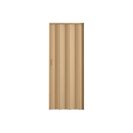 Porta Sanfonada com Puxador E Trinco 210x60cm Bege - Metropac Menor preço em Porta Sanfonada com Puxador E Trinco 210x60cm Bege - Metropac