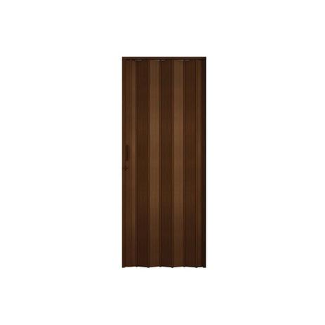 Porta Sanfonada Plast Porta com Puxador E Trinco 210x84cm Imbuia - Bcf Menor preço em Porta Sanfonada Plast Porta com Puxador E Trinco 210x84cm Imbuia - Bcf