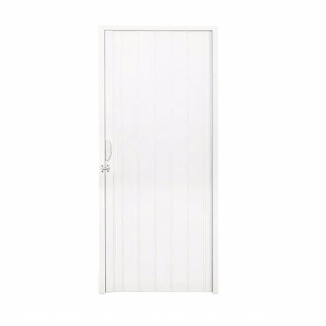 Porta Sanfonada PVC Polifort 210cmx60cm Branco Neve Menor preço em Porta Sanfonada PVC Polifort 210cmx60cm Branco Neve