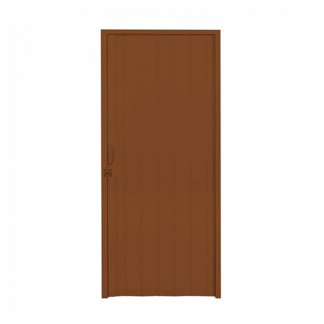 Porta Sanfonada PVC Polifort 210cmx60cm Mogno Menor preço em Porta Sanfonada PVC Polifort 210cmx60cm Mogno