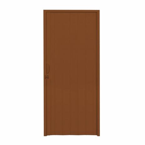 Porta Sanfonada PVC Polifort 210cmx90cm Mogno Menor preço em Porta Sanfonada PVC Polifort 210cmx90cm Mogno