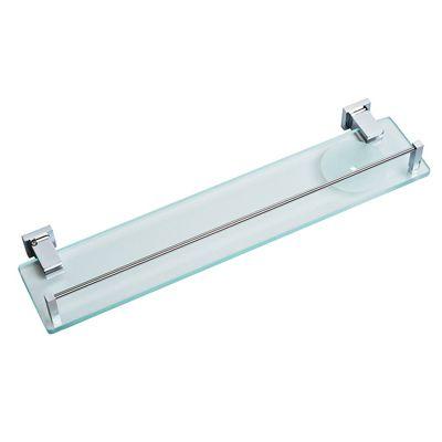 Porta shampoo bari cromado com saboneteira - Crismoe Menor preço em Porta shampoo bari cromado com saboneteira - Crismoe