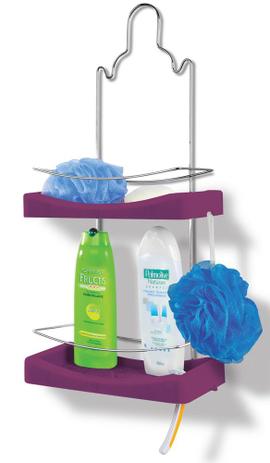Porta Shampoo Duplo Niquelart 349-8 Cromo Colors Aço e Plástico Lilás é boa?