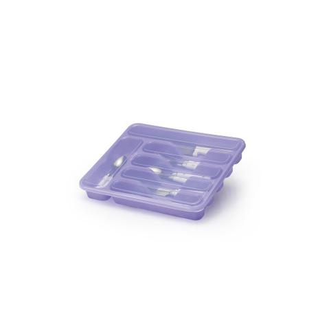 Porta talher 6 div extra grande com tampa - Nitron Menor preço em Porta talher 6 div extra grande com tampa - Nitron
