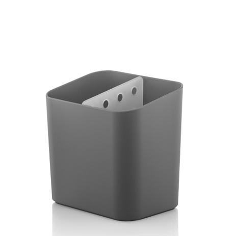 Porta Talher Trium Ou Polipropileno Cinza 12,4X9CM - 28942 Menor preço em Porta Talher Trium Ou Polipropileno Cinza 12,4X9CM - 28942
