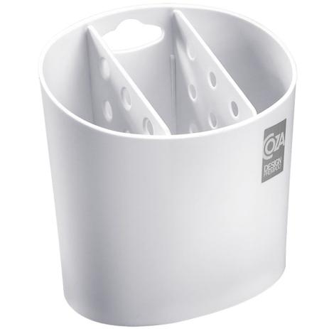 Porta Talheres Coza Desmontável 3 Compartimentos Branco é boa?