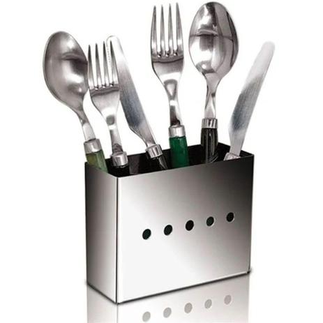 Porta Talheres Escorredor em Aço Inox organização - Dinox é boa?