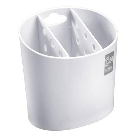 Porta-talheres pp coza branco Menor preço em Porta-talheres pp coza branco