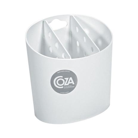 Porta Talheres Sobre A Pia Em Plástico PP 10840/0007 Branco Coza. Menor preço em Porta Talheres Sobre A Pia Em Plástico PP 10840/0007 Branco Coza.