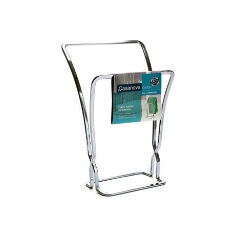 Porta Toalha de Rosto para Bancada Primazia Cromado - Casanova Menor preço em Porta Toalha de Rosto para Bancada Primazia Cromado - Casanova