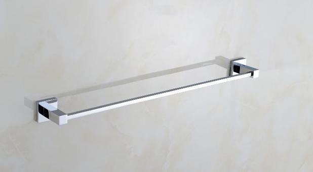 Porta Toalha Linear 45cm. Modelo Quadrado Com Dupla Fixação - Sollux Menor preço em Porta Toalha Linear 45cm. Modelo Quadrado Com Dupla Fixação - Sollux