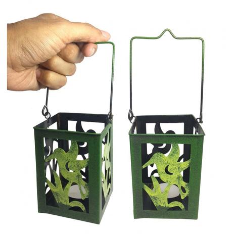 Porta Vela Decorativo Marroquina Enfeite Jardim Ferro Beija Flor Verde Pequena Kit Com 2 (jard-75) - Braslu Menor preço em Porta Vela Decorativo Marroquina Enfeite Jardim Ferro Beija Flor Verde Pequena Kit Com 2 (jard-75) - Braslu