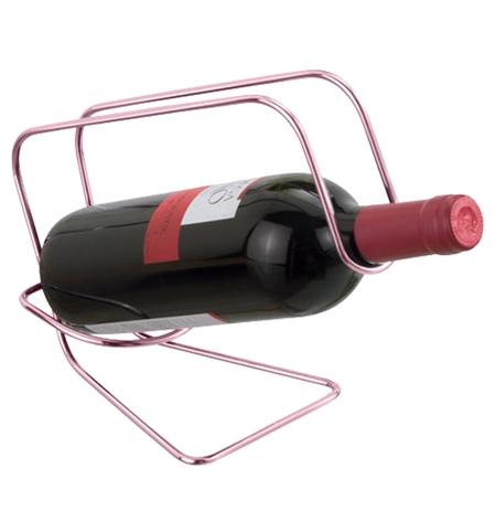 Porta vinho aramado metalizado rose linha gold 24x23cm - Passerini é boa?