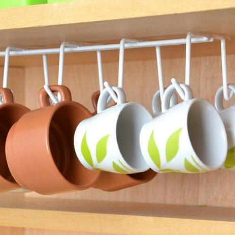 Porta Xícaras Suporte Organizador Armário Cozinha Aço Forte - Fiver Menor preço em Porta Xícaras Suporte Organizador Armário Cozinha Aço Forte - Fiver