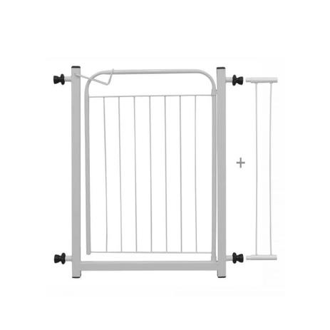 Portão de Segurança para Pet Cães Bebê grade Proteção Branco 80x70cm - AÇOMIX Menor preço em Portão de Segurança para Pet Cães Bebê grade Proteção Branco 80x70cm - AÇOMIX