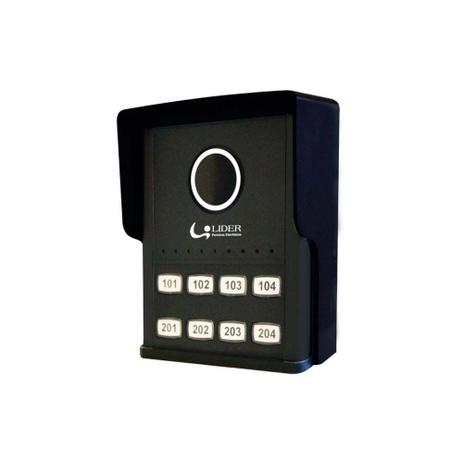 Porteiro eletrônico coletivo com 8 pontos LR808 bivolt Líder Menor preço em Porteiro eletrônico coletivo com 8 pontos LR808 bivolt Líder