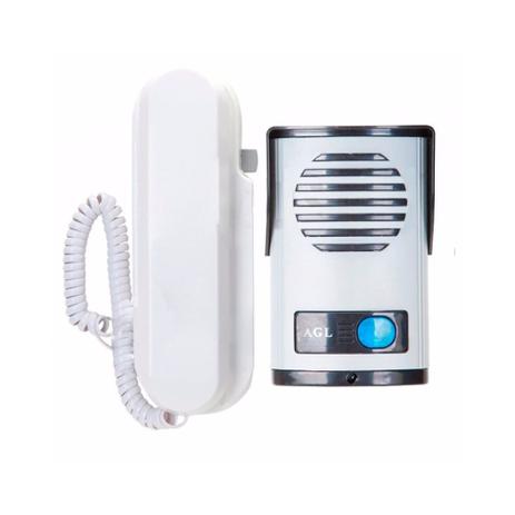 Porteiro Eletrônico P10S ABS Alim, Externa Cinza - AGL Menor preço em Porteiro Eletrônico P10S ABS Alim, Externa Cinza - AGL