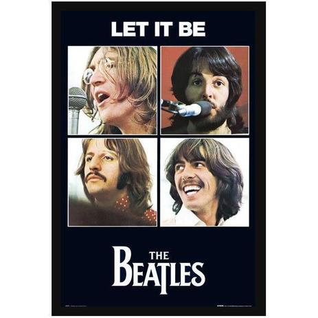 Poster com Moldura Quadro Decorativo Álbum Let It Be da Banda The Beatles 60x90cm - Decore pronto Menor preço em Poster com Moldura Quadro Decorativo Álbum Let It Be da Banda The Beatles 60x90cm - Decore pronto