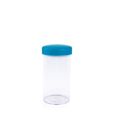 Pote Acrílico 70ml com Tampa Azul 10 unidades - Festabox Menor preço em Pote Acrílico 70ml com Tampa Azul 10 unidades - Festabox