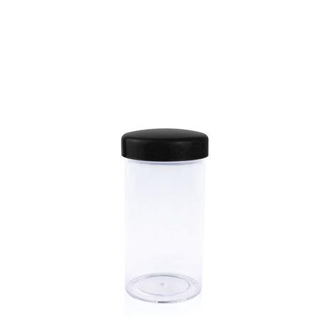 Pote Acrílico 70ml com Tampa Preta 10 unidades - Festabox Menor preço em Pote Acrílico 70ml com Tampa Preta 10 unidades - Festabox