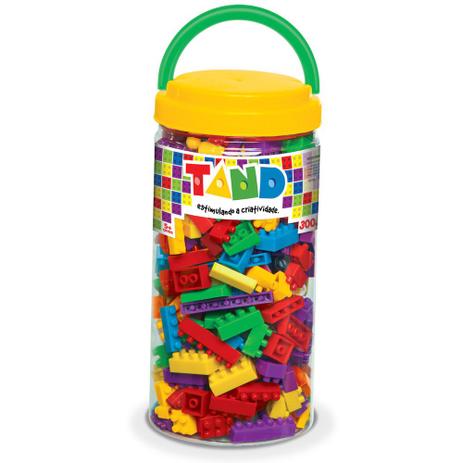 Pote com Blocos de Montar Tand Kids - 300 Peças - Toyster é boa?