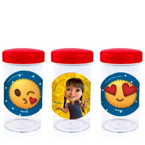 Pote de Acrílico com Tampa As Aventuras de Poliana 70ml 10 unidades - Festabox é boa?