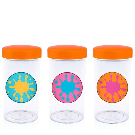 Pote de Acrílico com Tampa Festa das Cores 70ml 10 unidades - Festabox Menor preço em Pote de Acrílico com Tampa Festa das Cores 70ml 10 unidades - Festabox